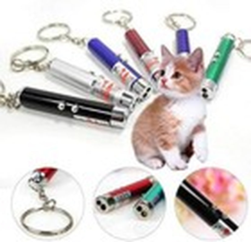 Cat Toys Laser Pointer Teaser Flashlight Funny Dog Pet Light LED Infrared US