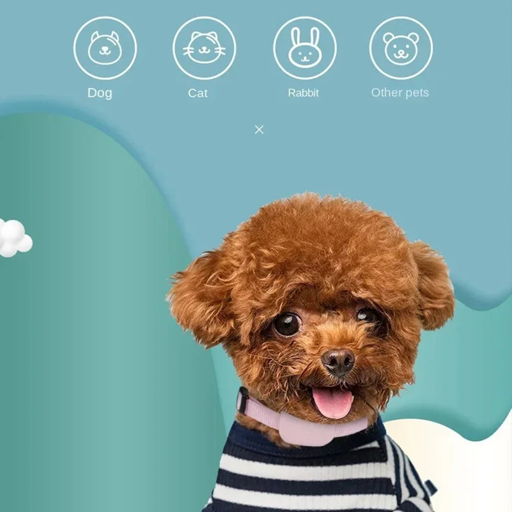 Pet GPS Tracker with Adjustable Collar Cat Locator Smart Pet Locator for Cats and Dogs