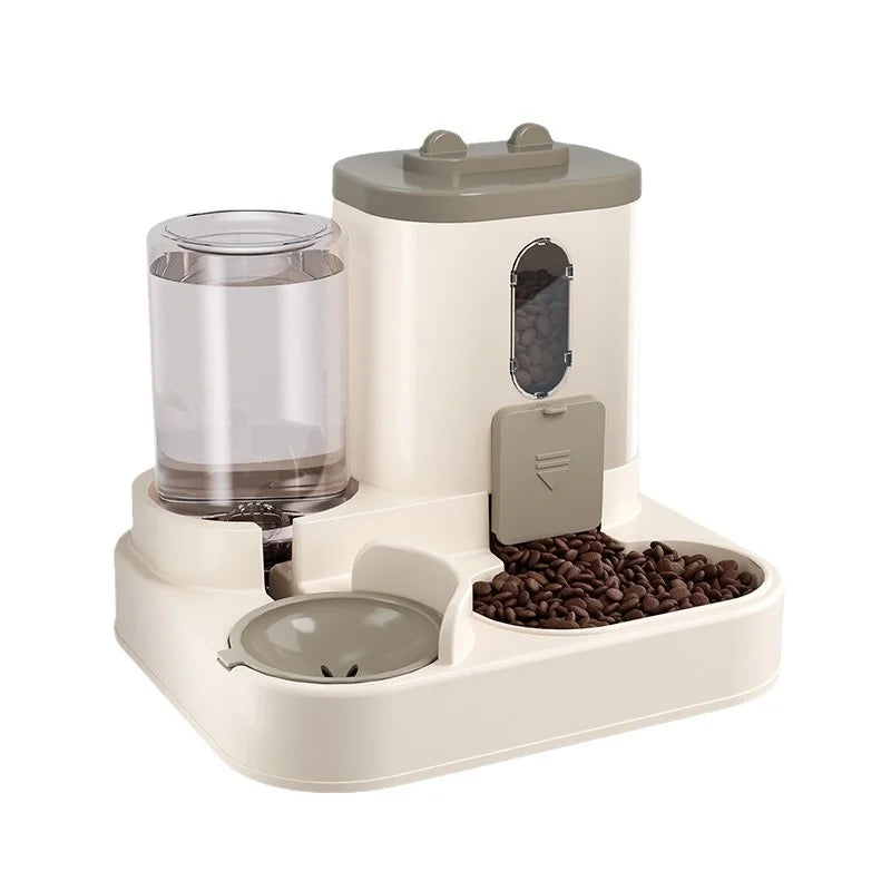 Pet Feeding and Drinking Integrated Automatic Water Feeder Automatic Feeder Cat Water Food Pet Bowl Automatic Food