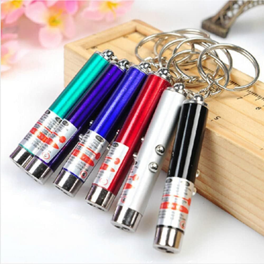 Cat Toys Laser Pointer Teaser Flashlight Funny Dog Pet Light LED Infrared US
