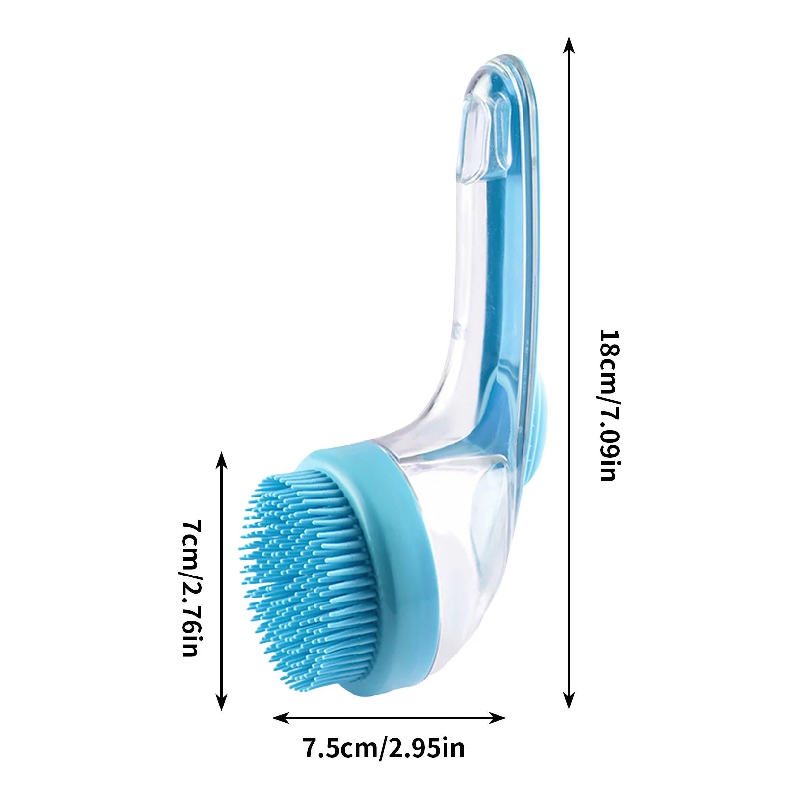 Deals of the Day Clearance!  Pet Bathing Brush with Liquid Release for Cats and Dogs, Convenient Bathing Tool for Pet Cleaning, Soft Bristles for Gentle Grooming, Home and Outdoor Use