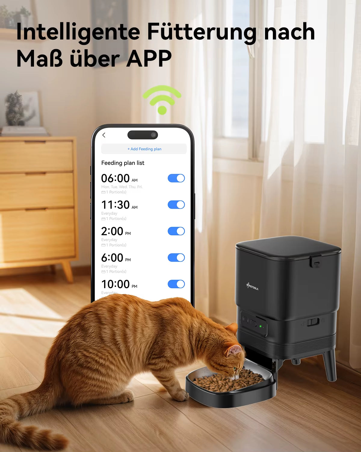 Automatic Cat Feeder Smart Pet Feeder Dog Slow Food Machine with Timed Quantitative  FDG30 Automatic Cat Food Dispenser