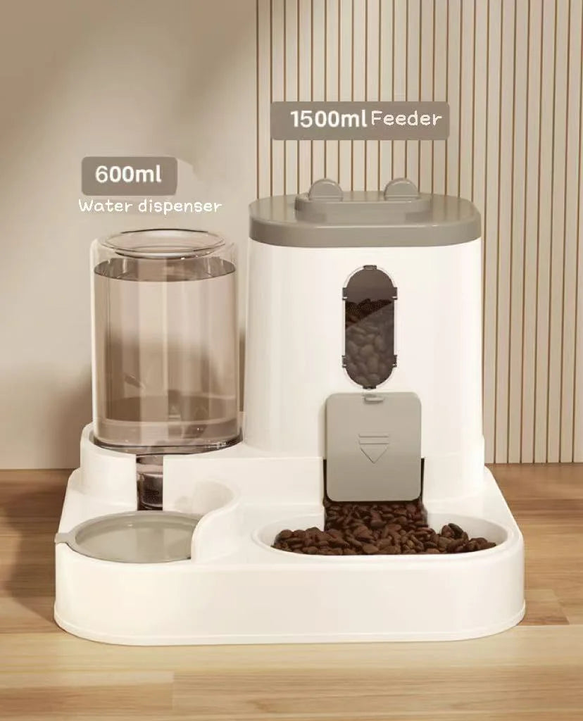 Pet Feeding and Drinking Integrated Automatic Water Feeder Automatic Feeder Cat Water Food Pet Bowl Automatic Food